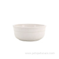 Wholesale Customizable Custom White Ceramic Pet Dog Bowl